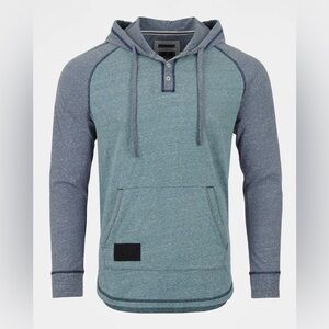 👕 ZIMEGO Men’s Henley Long-Sleeve Hoodie 👕